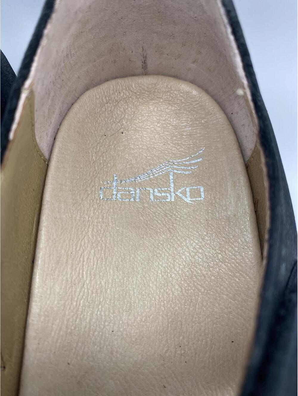 Dansko Black Leather Mary Jane Shoes Size 6 - Picture 4 of 7